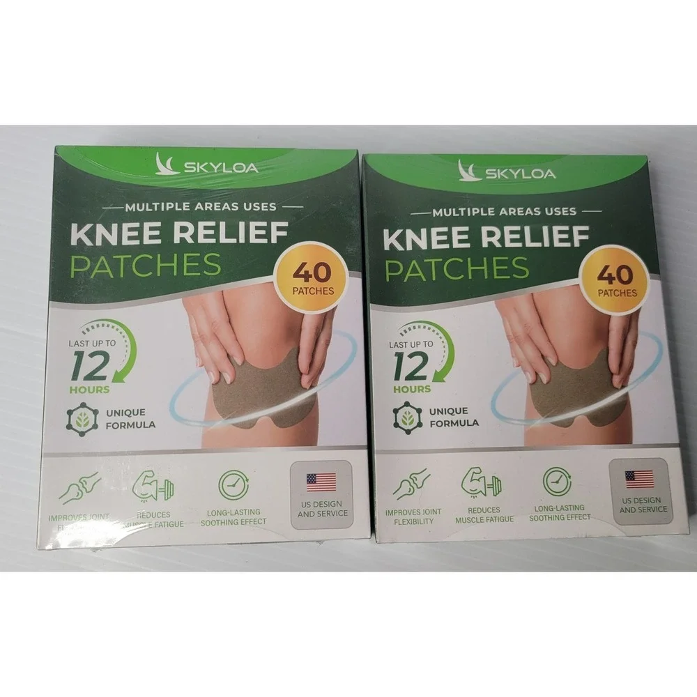 2 Packs - Noelle Herbal Knee Therapy Patches for Instant Knee Pain Relief NEW